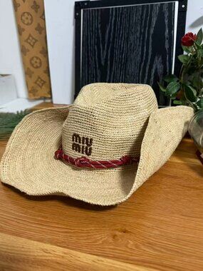 Miu Miu straw hat